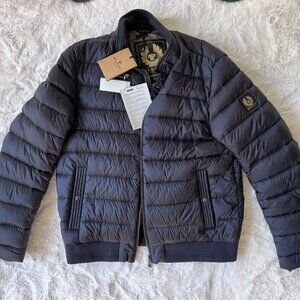 Belstaff Men's Dark Ink Circuit Jacket Down Filled Nylon | Size 40 | NWT
